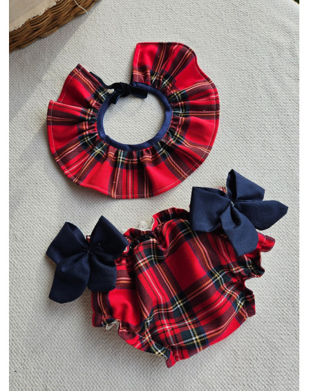 Conjunto Braguita y cuello Navidad