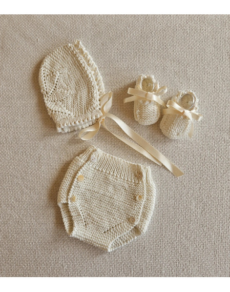 Braguita Punto Botones Nácar